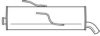 PSA 1726X9 End Silencer